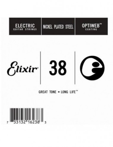Cuerda Eléctrica Elixir Optiweb 038E