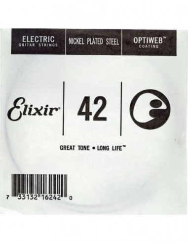 Cuerda Eléctrica Elixir Optiweb 042E