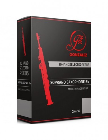 Caja 10 Cañas Saxo Soprano Gonzalez...