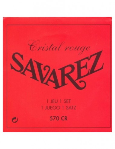 Juego Savarez Clásica Cristal Roja...