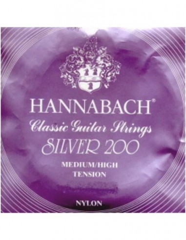 Juego Hannabach Silver 200 Clásica...