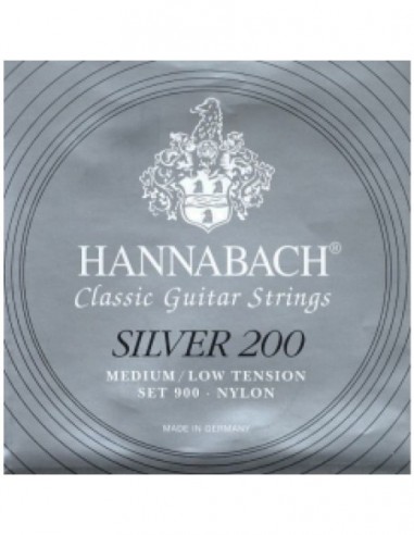 Juego Hannabach Silver 200 Clásica...