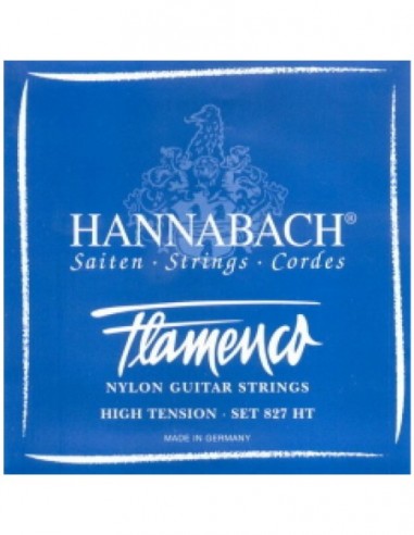 Juego Hannabach Azul Flamenco 827-HT