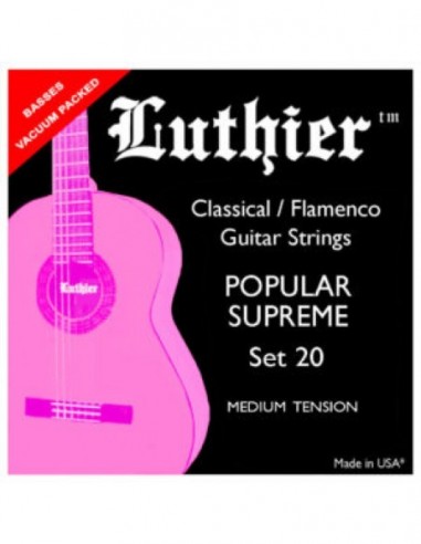 Juego Cuerdas Luthier 20 Clásica LU-20