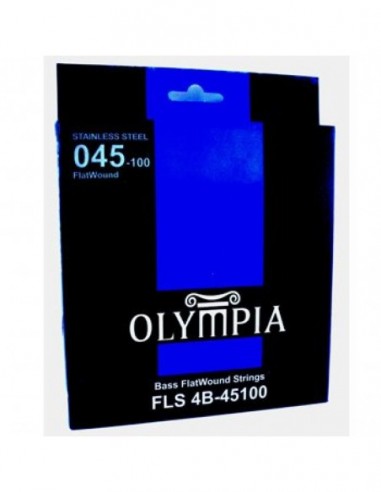 Juego Olympia Flatwound Bajo FLS...