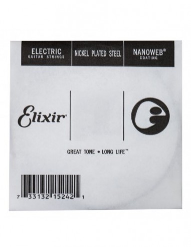 Cuerda Eléctrica Elixir Nanoweb 036E