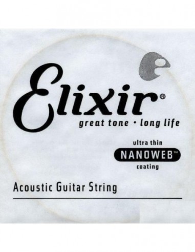 Cuerda Acústica Elixir Nanoweb 028B
