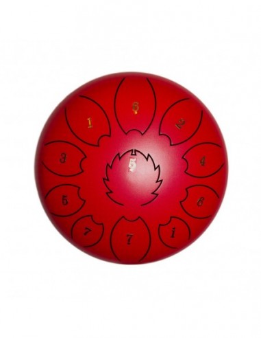 Steel Tongue Drum F-Zone STD818N Rojo...