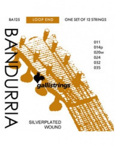 Cuerda 6ª Bandurria Galli (Par)