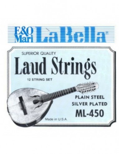 Juego Laúd La Bella ML-450