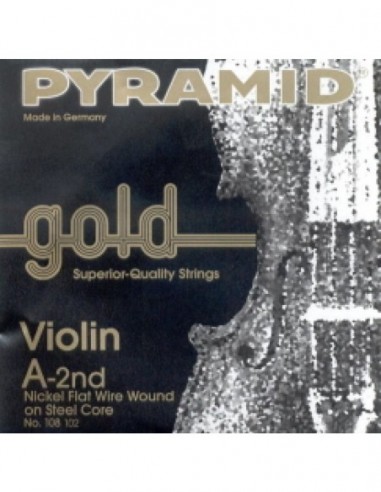 Cuerda 2ª Pyramid Gold Violin 1/2 108102