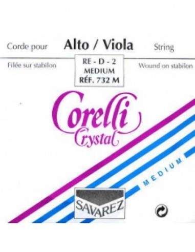 Cuerda 2ª Viola Corelli Crystal 732-M