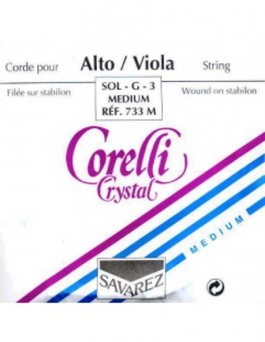 Cuerda 3ª Viola Corelli Crystal 733-M