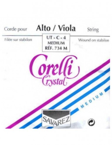 Cuerda 4ª Viola Corelli Crystal 734-M