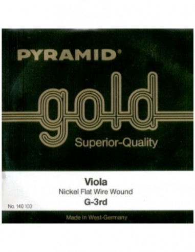 Cuerda 3ª Pyramid Gold Viola 140103