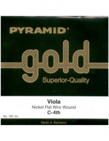 Cuerda 4ª Pyramid Gold Viola 140104