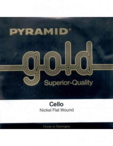 Juego Cuerdas Pyramid Gold Cello 173100