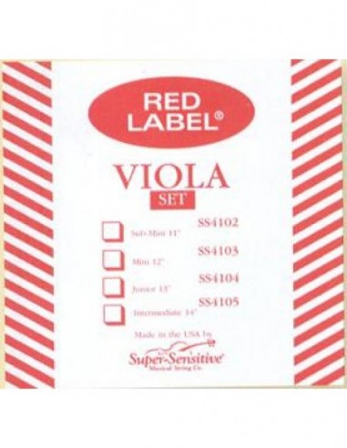 Cuerda 4ª Viola Super-Sensitive Red...