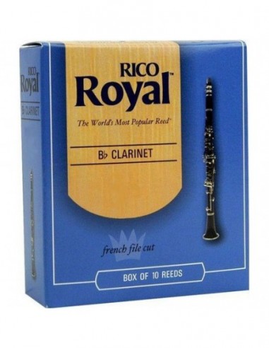 Caja 10 Cañas Clarinete Rico Royal 2½