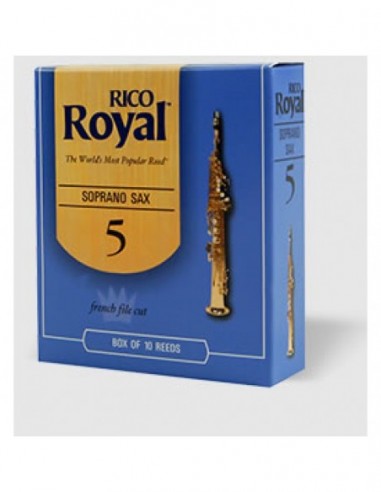 Caja 10 Cañas Saxo Soprano Rico Royal 1½