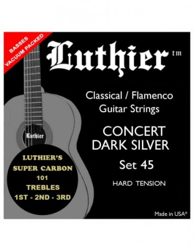 Juego Cuerdas Luthier 45 Super Carbon...