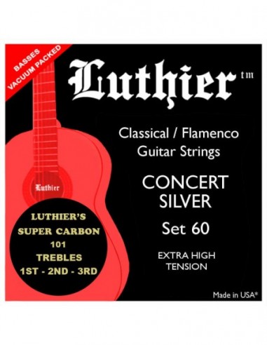 Juego Cuerdas Luthier 60 Super Carbon...