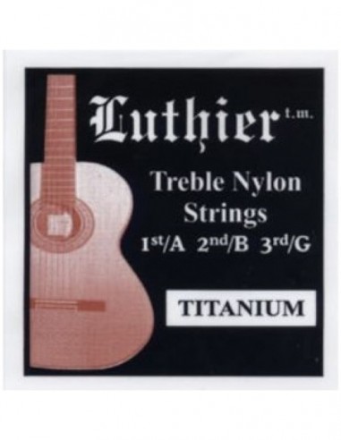 Juego Cuerdas Primas Titanium Luthier...