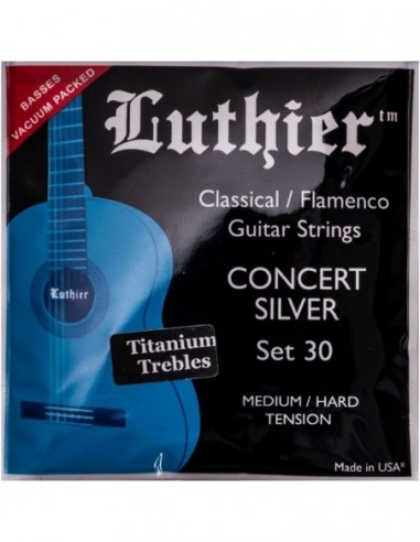 Juego Cuerdas Luthier 30 Titanium...