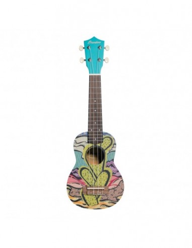 Ukelele Soprano Bamboo B1E-CA Cactus