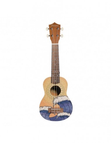 Ukelele Soprano Bamboo B1E-WV Wave