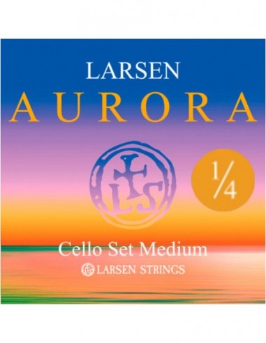 Juego Cuerdas Cello Larsen Aurora 1/4