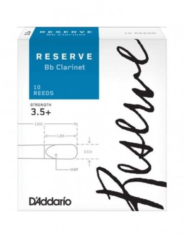 Caja 10 Cañas Clarinete Rico Reserve...