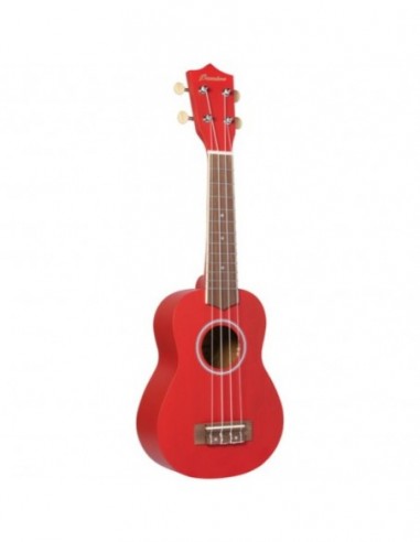 Ukelele Soprano Bamboo BE-RED Studio Red